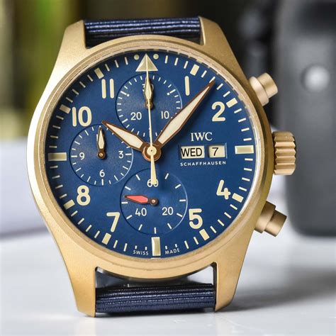 bronze iwc watches|iwc bronze chronograph.